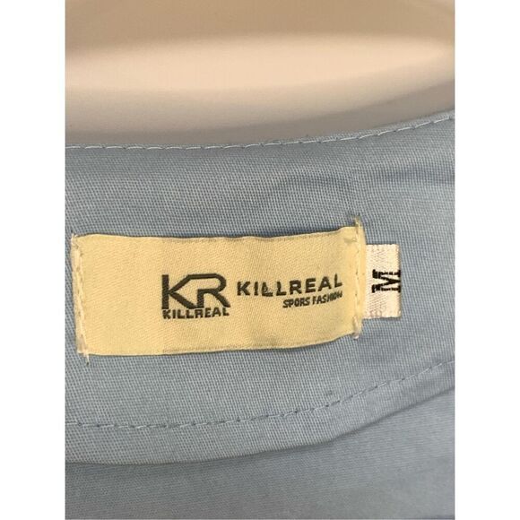 Killreal Women's Polka Dots Knee Length Sleeveless Swing Dress Blue Size Medium - Picture 6 of 10